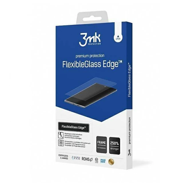 Захисне скло 3mk FlexibleGlass Edge 3D для Samsung Galaxy S20 (G980) Transparent (5903108229210)