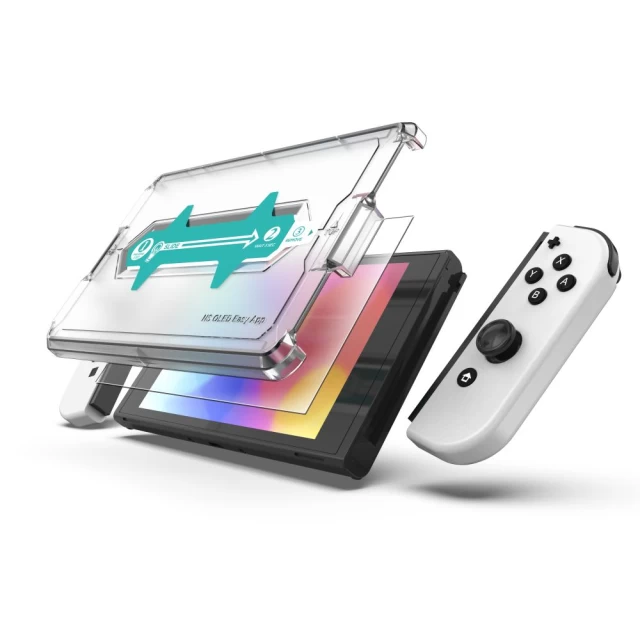 Защитное стекло Glastify OTG+ (2 PCS) для Nintendo Switch Oled (9589046919633)