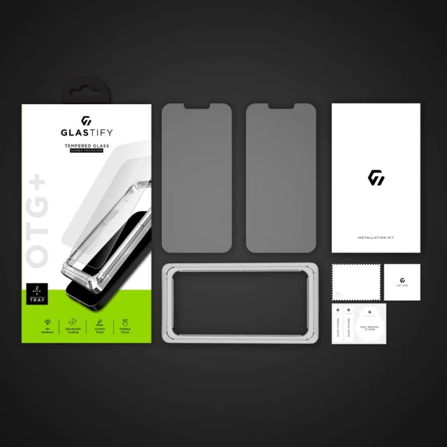 Захисне скло Glastify OTG+ (2 PCS) для iPhone 13 Pro Max | 14 Plus (9589046918841)