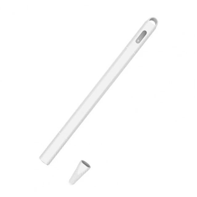 Чехол Coteetci Solid для Apple Pencil 2 White (CS7082(2-D)-WH)