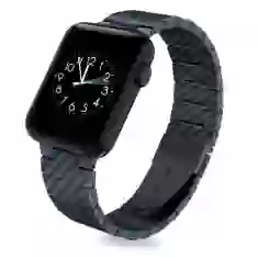Ремешок COTEetCI W76 Carbon Fiber Pattern для Apple Watch 49 | 45 | 44 | 42 mm Blue (22008-BL)