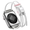Ремешок Baseus Let's Go Cord для Apple Watch 41 | 40 | 38 mm White Pink