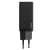 Мережевий зарядний пристрій Baseus GaN Mini QC 60W USB-C | USB-A with USB-C to USB-C Cable 1m Black (CCGAN-Q01)