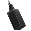 Мережевий зарядний пристрій Baseus GaN Mini QC 60W USB-C | USB-A with USB-C to USB-C Cable 1m Black (CCGAN-Q01)