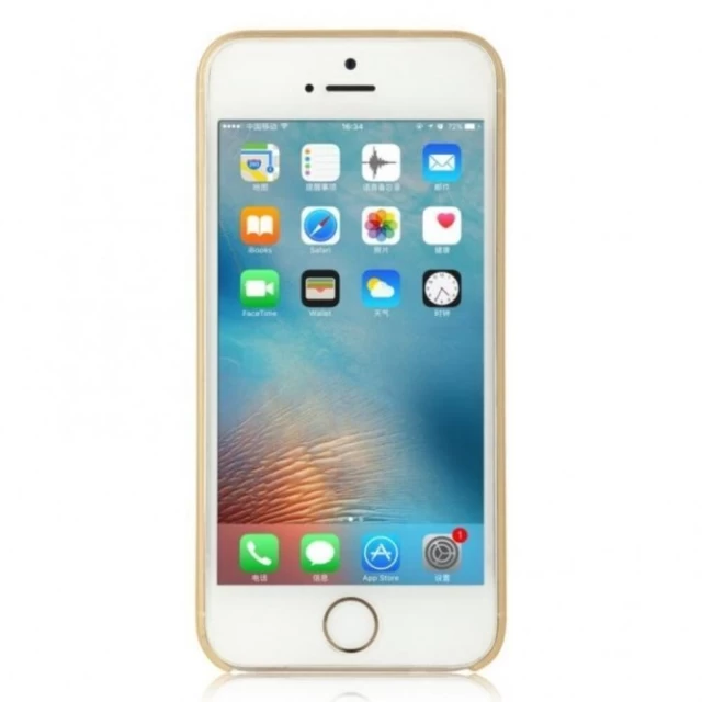 Чехол Baseus Slim для iPhone 5 | 5S | SE Gold