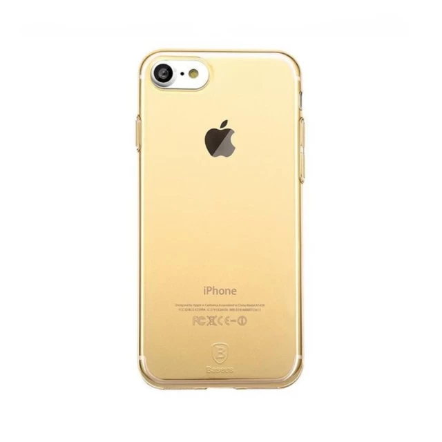 Чохол Baseus Simple для iPhone SE 2022/2020 | 8 | 7 Gold