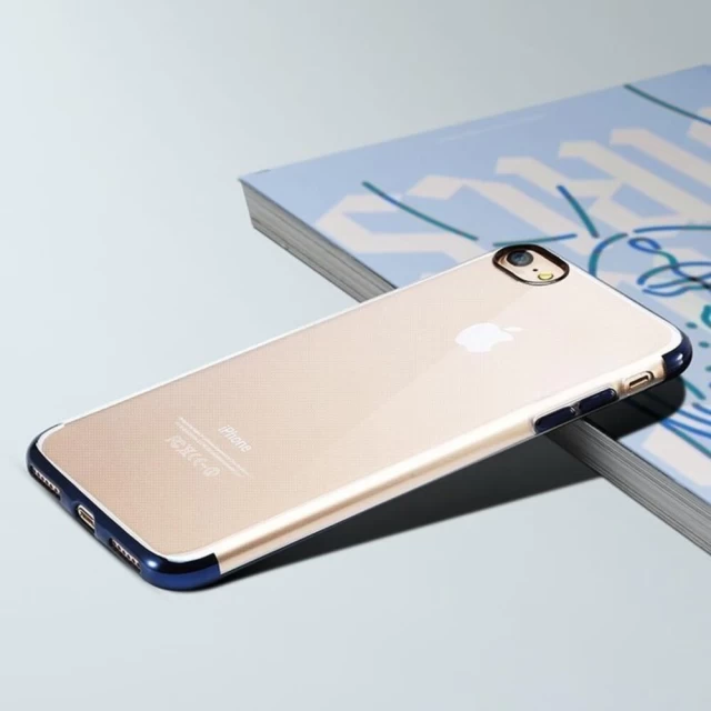 Чехол Baseus Shining для iPhone SE 2022/2020 | 8 | 7 Blue