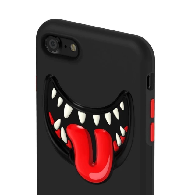 Чохол Switcheasy Monsters для iPhone SE 2022/2020 | 8 | 7 Black