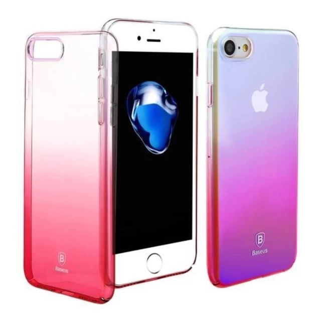 Чехол Baseus Glaze для iPhone SE 2022/2020 | 8 | 7 Pink
