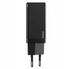 Сетевое зарядное устройство Baseus GaN Mini QC 60W 2xUSB-C with USB-C to USB-C Cable 1m Black (CCGAN-M01)