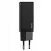 Мережевий зарядний пристрій Baseus GaN Mini QC 60W 2xUSB-C with USB-C to USB-C Cable 1m Black (CCGAN-M01)