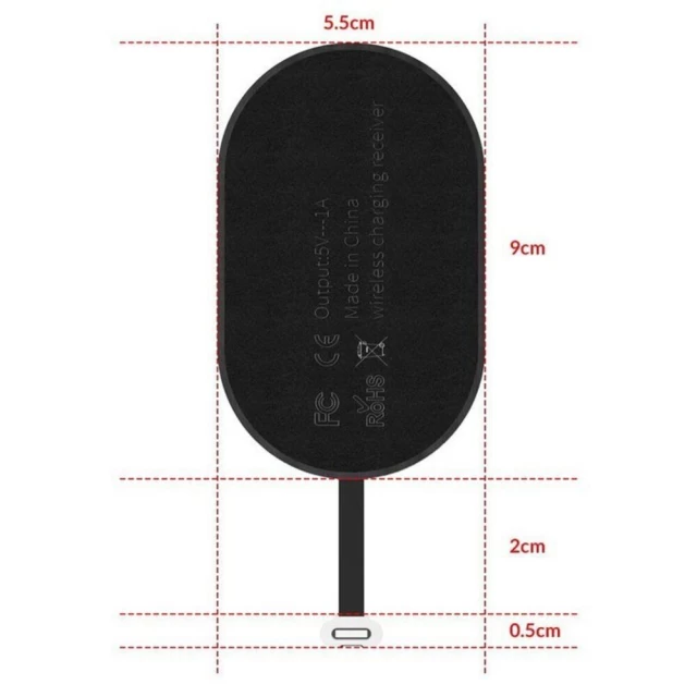 Бездротовий трансмітер Baseus Microfiber Receiver для micro-USB пристроїв Black (WXTE-C01)