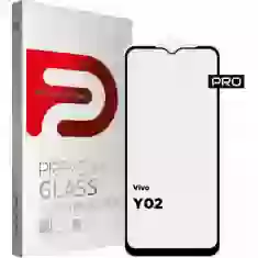 Защитное стекло ARM Pro для Vivo Y02 Black (ARM66005)