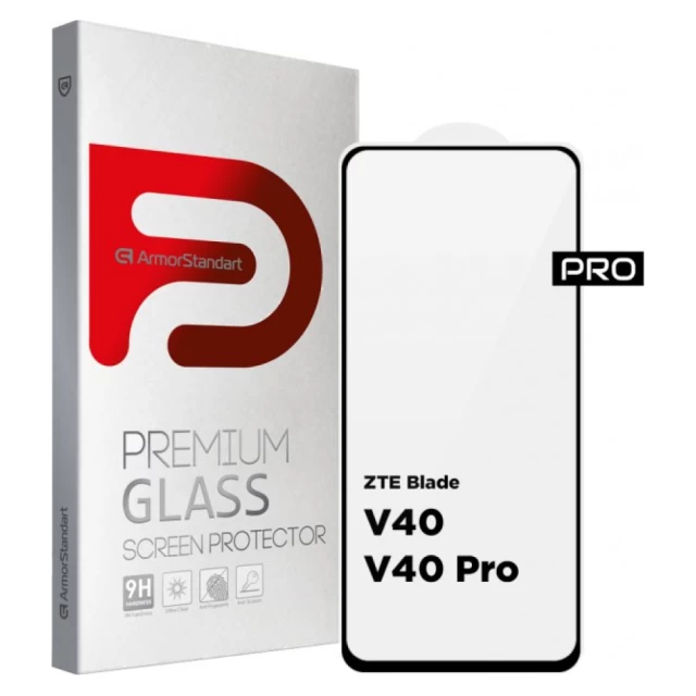 Защитное стекло ARM Pro для ZTE Blade V40 | V40 Pro Black (ARM63119)