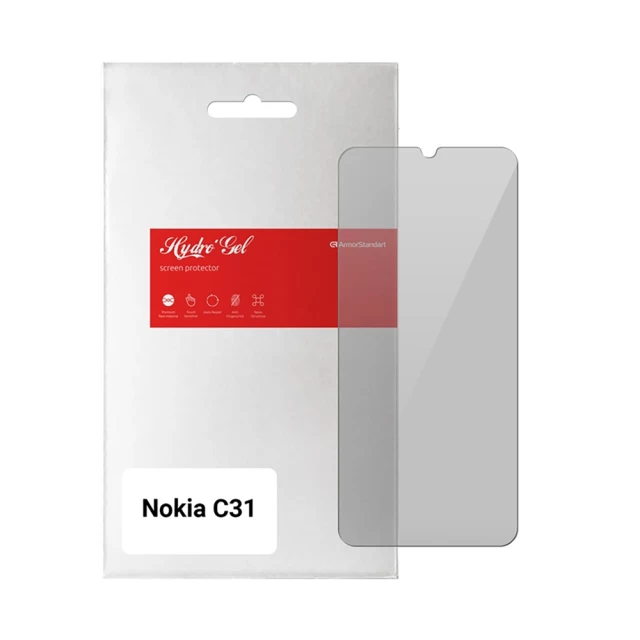 Защитная пленка ARM Anti-Spy для Nokia C31 Transparent (ARM64925)