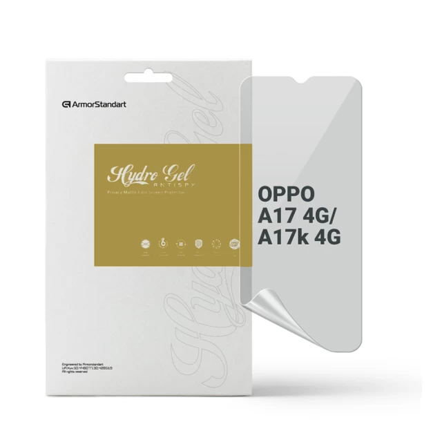 Защитная пленка ARM Anti-Spy для OPPO A17 4G | A17k 4G Transparent (ARM64838)