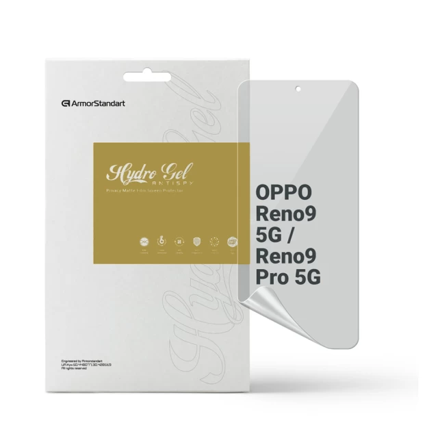 Защитная пленка ARM Anti-Spy для OPPO Reno 9 5G | Reno 9 Pro 5G Transparent (ARM66060)