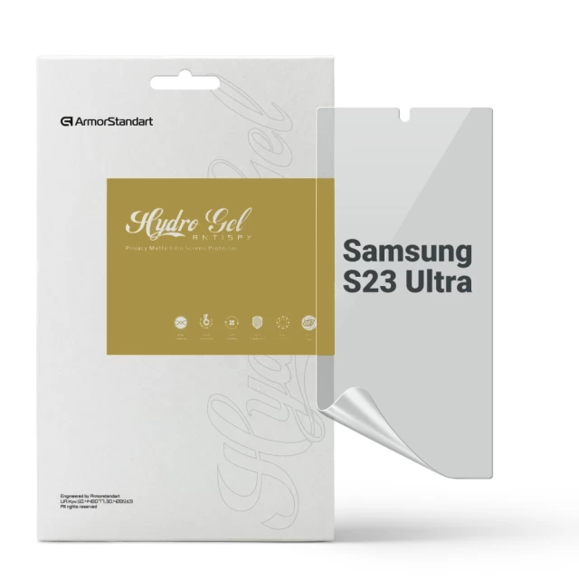 Защитная пленка ARM Anti-Spy для Samsung Galaxy S23 Ultra Transparent (ARM66558)