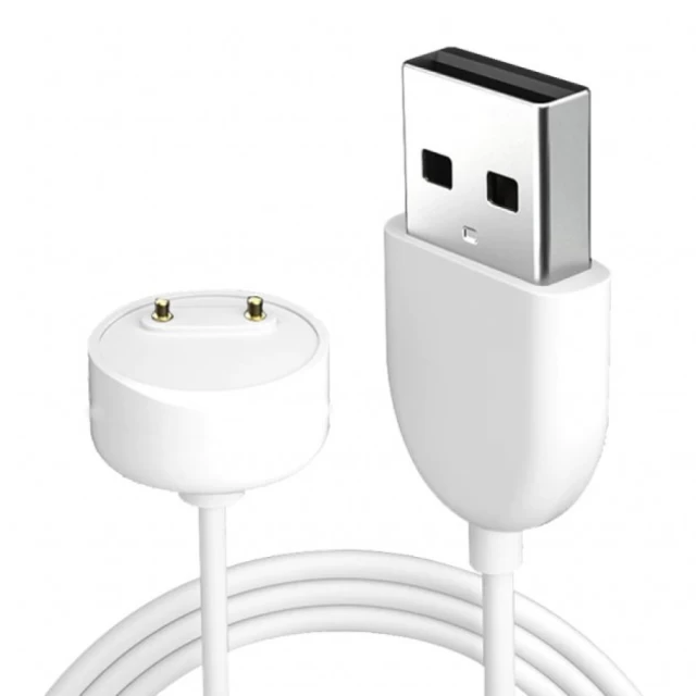Зарядний кабель ARM для Xiaomi Mi Band 7 | 6 | 5 White (ARM65672)