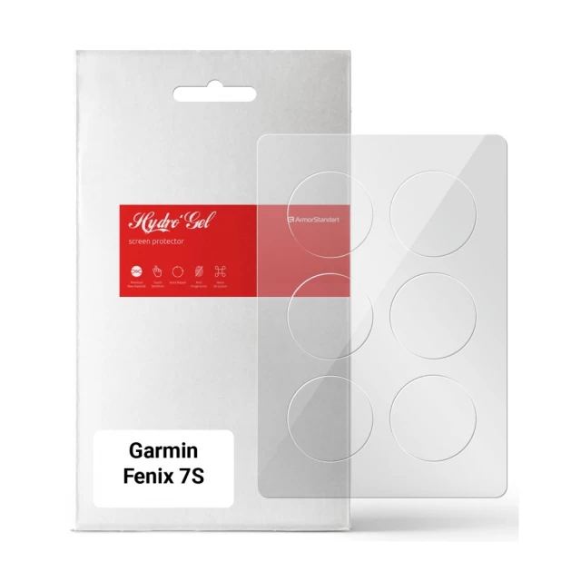 Защитная пленка ARM для Garmin Fenix 7S Transparent (6 Pack) (ARM65864)