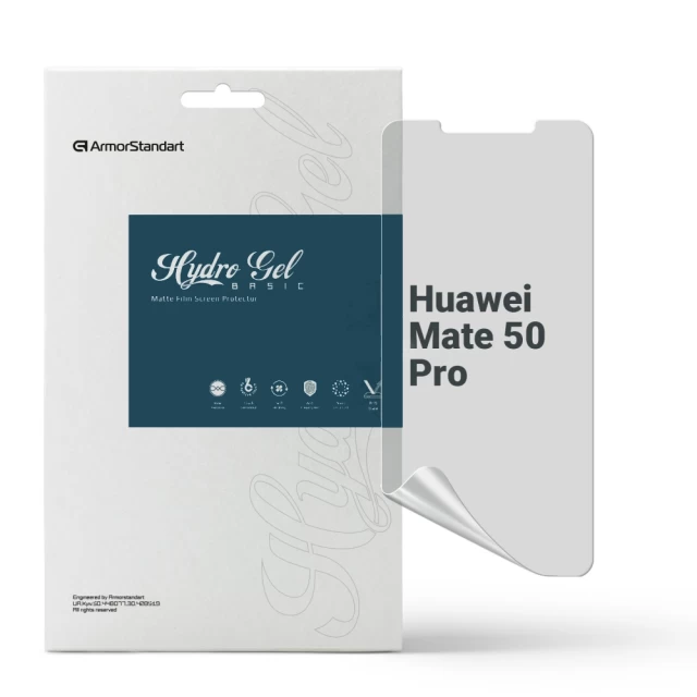 Защитная пленка ARM Matte для Huawei Mate 50 Pro Transparent (ARM67443)