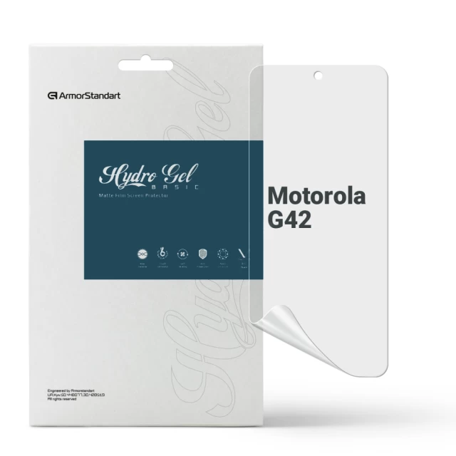 Защитная пленка ARM Matte для Motorola Moto G42 Transparent (ARM66692)