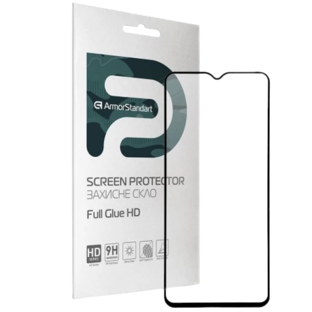 Защитное стекло ARM Full Glue HD для TECNO POP 4 Pro (BC3) Black (ARM65104)