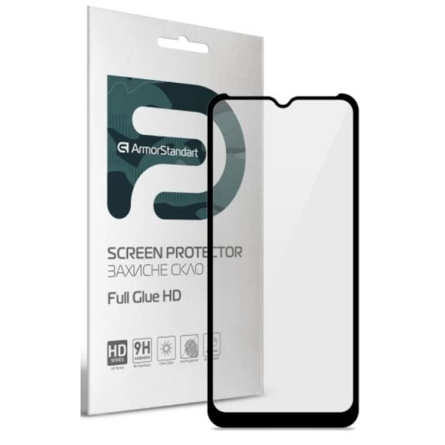 Защитное стекло ARM Full Glue HD для Xiaomi Redmi A1/A1 Plus | Poco C50 Black (ARM64873)