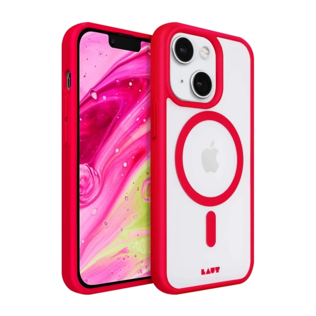 Чехол LAUT HUEX PROTECT для iPhone 14 Plus Red with MagSafe (L_IP22C_HPT_R)