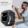 Чехол и ремешок Spigen Liquid Crystal Pro для Apple Watch 45mm | 44mm Space (ACS04173)