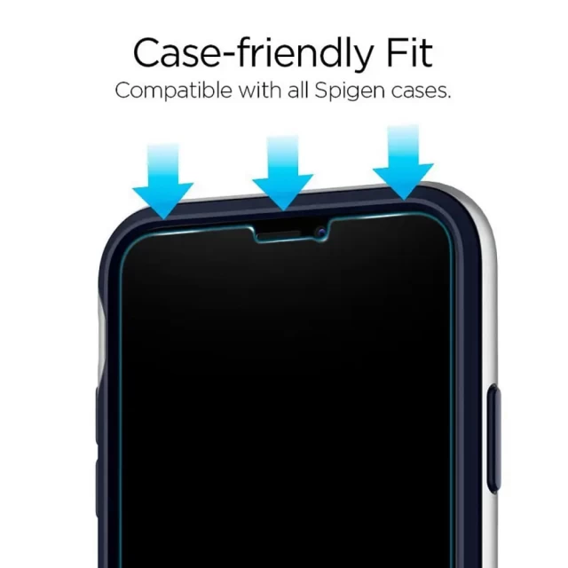 Защитное стекло Spigen Slim HD (2 pack) для iPhone XS | X Clear (057GL22686)
