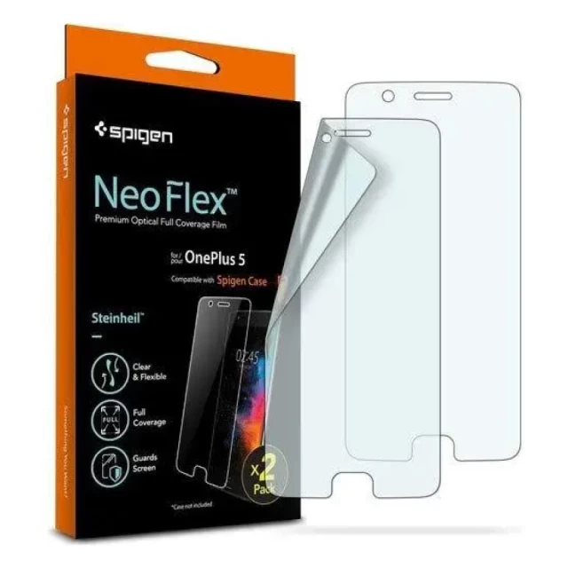 Защитная пленка Spigen Neo Flex Plus для One Plus 5 Clear (K04FL22188)