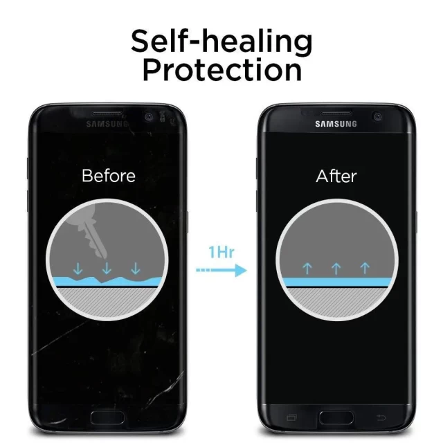 Защитная пленка Spigen Neo Flex для Samsung Galaxy S7 Edge Clear (556FL21257)