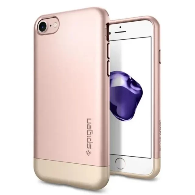 Чехол Spigen Style Armor для iPhone SE 2020/2022 | 8 | 7 Rose Gold (042CS20517)