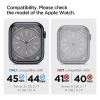 Чехол и ремешок Spigen Liquid Crystal Pro для Apple Watch 45mm | 44mm Crystal (ACS02006)