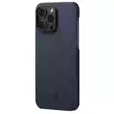 Чехол Pitaka MagEZ Case 3 Twill 1500D для iPhone 14 Pro Max Black Blue with MagSafe (KI1408PM)