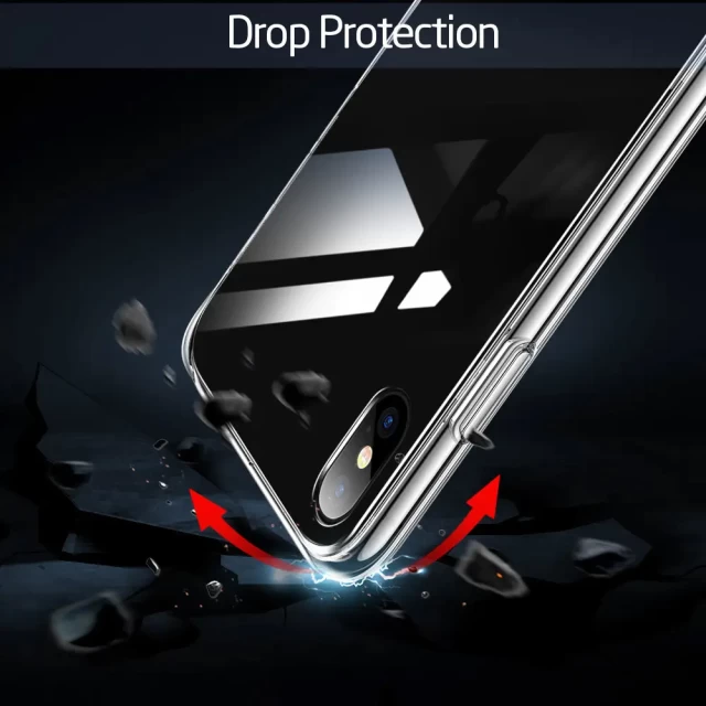 Чохол ESR Mimic Tempered Glass для iPhone XS | X Black (4894240071229)