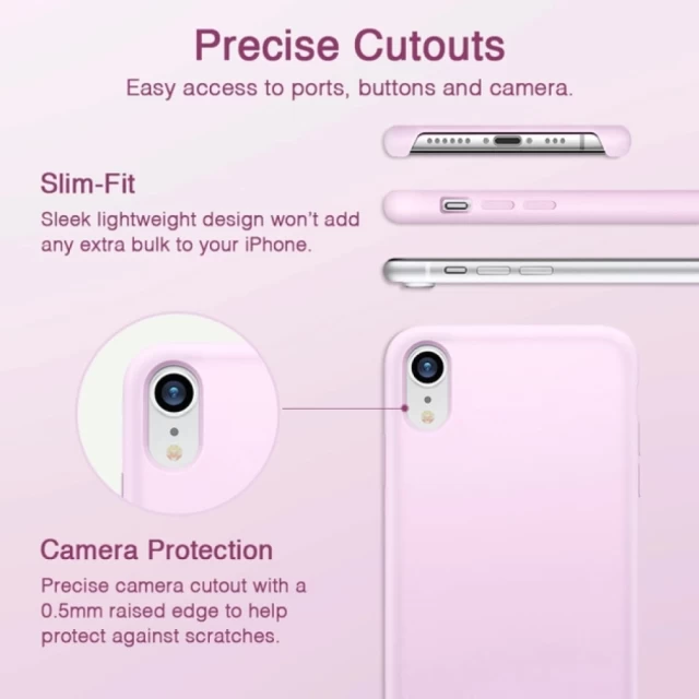 Чехол ESR Yippee Soft для iPhone XR Pink (4894240070956)