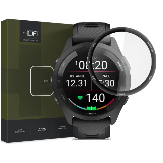 Защитное стекло Hofi Hybrid Pro+ для Garmin Forerunner 265 Black (9490713933510)