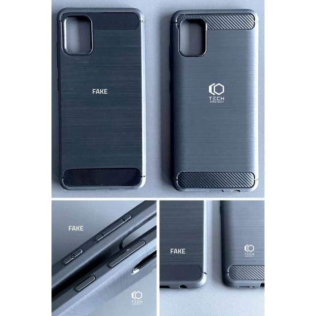 Чехол Tech-Protect TPUCarbon для Xiaomi Redmi 12C Black (9490713933770)