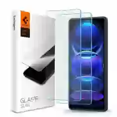 Захисне скло Spigen Glas.TR Slim (2 PCS) для Xiaomi Redmi Note 12 Pro 5G | 12 Pro Plus 5G | Poco X5 Pro 5G Clear (AGL06045)