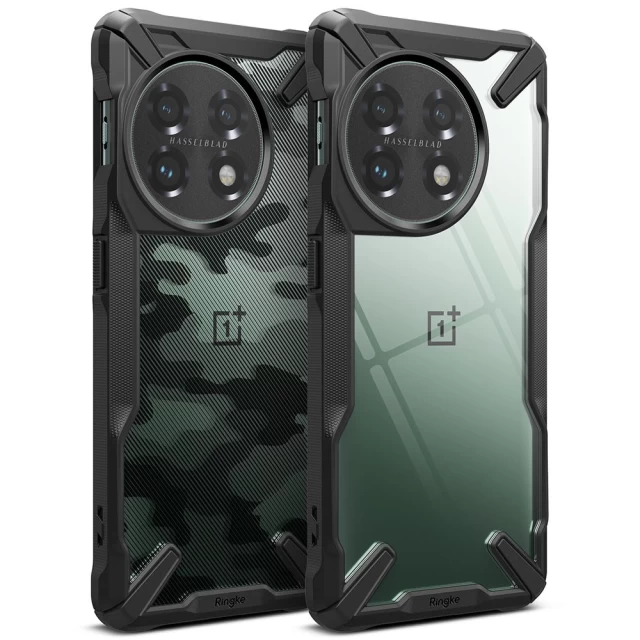 Чехол Ringke Fusion X для OnePlus 11 5G Camo Black (8809919304061)