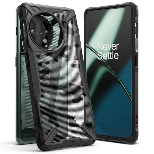 Чехол Ringke Fusion X для OnePlus 11 5G Camo Black (8809919304061)