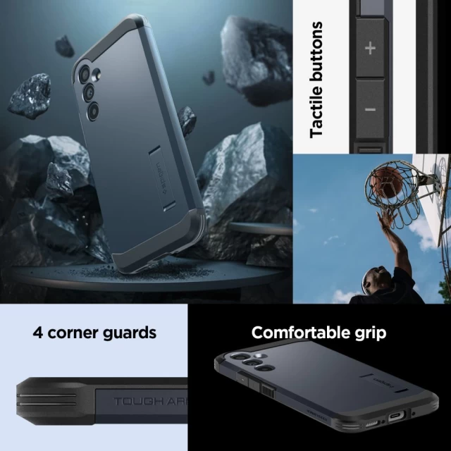 Чохол Spigen Tough Armor для Samsung Galaxy A54 5G Metal Slate (ACS05884)