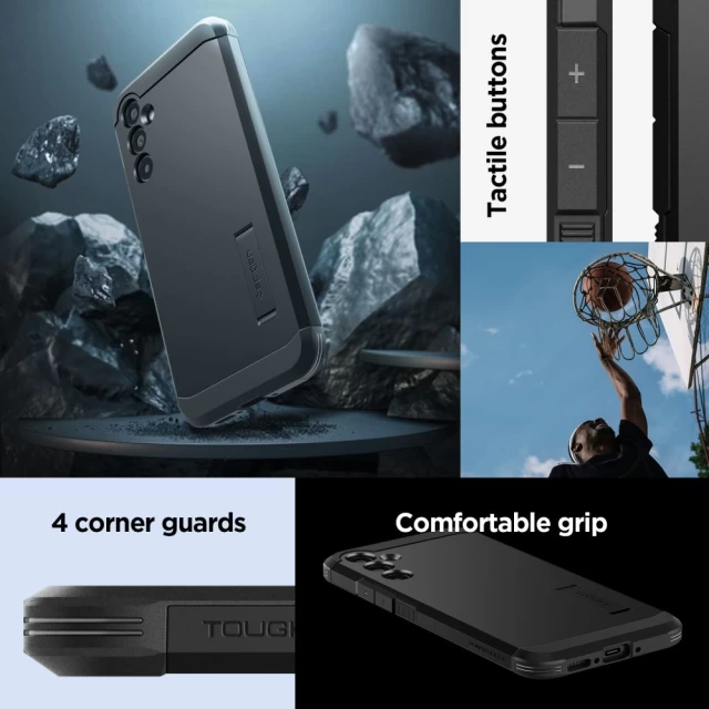 Чохол Spigen Tough Armor для Samsung Galaxy A34 5G Black (ACS05882)