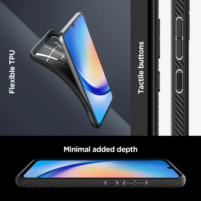 Чехол Spigen Liquid Air для Samsung Galaxy A34 5G Matte Black (ACS05905)