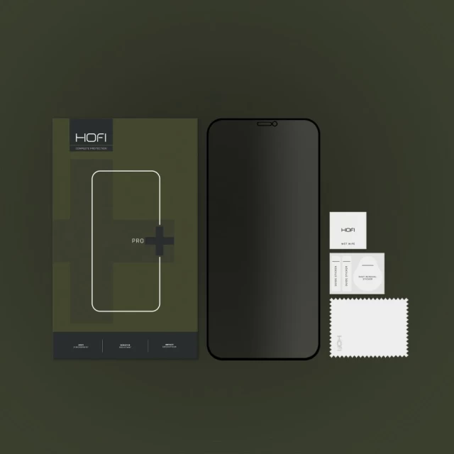 Захисне скло Hofi Anti Spy Glass Pro+ для iPhone 12 | 12 Pro Privacy (9490713933503)
