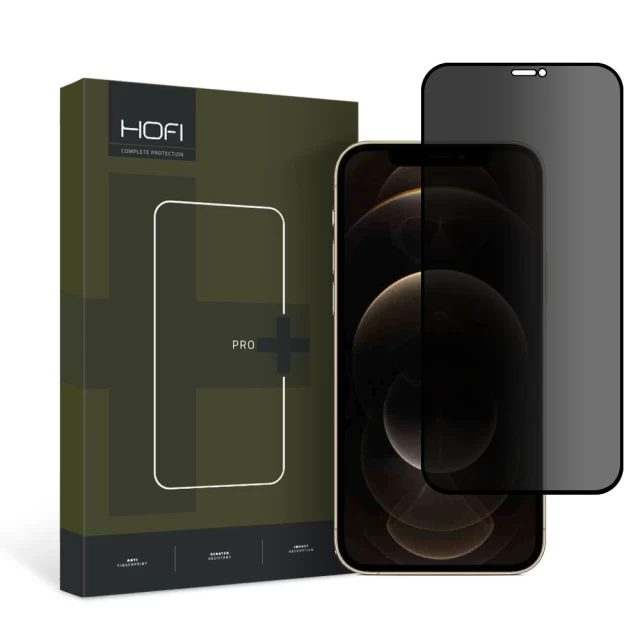 Защитное стекло Hofi Anti Spy Glass Pro+ для iPhone 12 | 12 Pro Privacy (9490713933503)