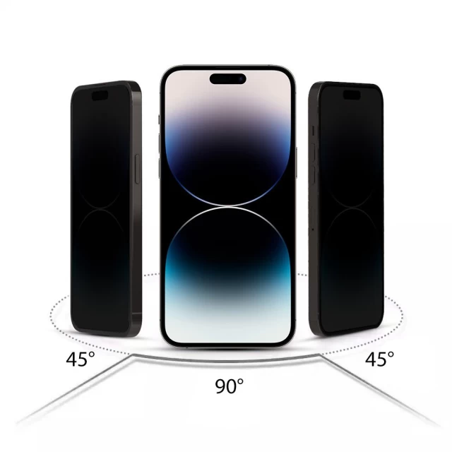 Защитное стекло Hofi Anti Spy Glass Pro+ для iPhone 14 Pro Max Privacy (9490713933565)
