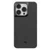 Чехол Pitaka MagEZ Case Pro 3 Twill 1500D для iPhone 14 Pro Max Black Grey with MagSafe (KI1401PMP)